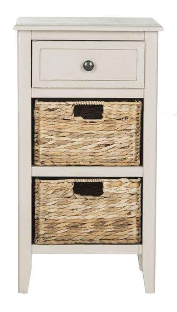 Safavieh - Everly Drawer Side Table - Vintage Grey - AMH5743D veiw 1