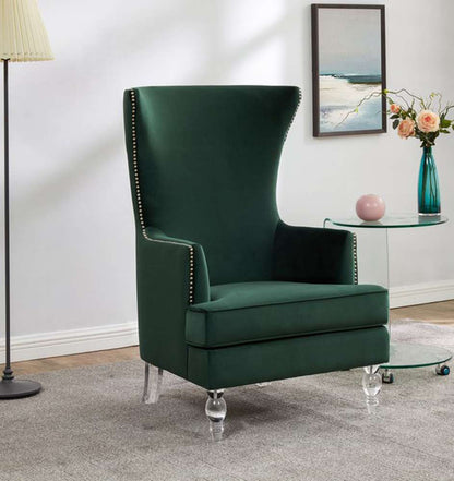 Safavieh - Geode Modern Wingback Chair - Forest Green - SFV4745E veiw 2