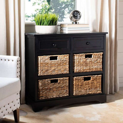 Safavieh - Herman Storage Unit - Distressed Black  - AMH5702B veiw 2