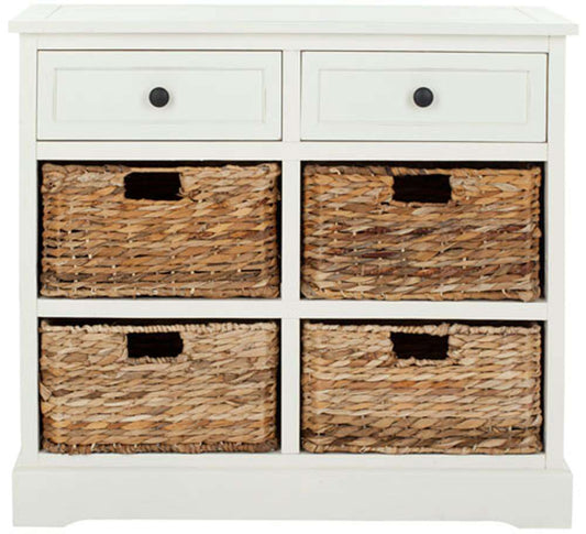 Safavieh - Herman Storage Unit - Distressed Cream  - AMH5702C veiw 1