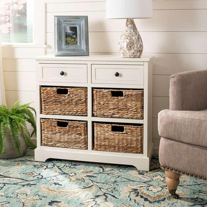 Safavieh - Herman Storage Unit - Distressed Cream  - AMH5702C veiw 2