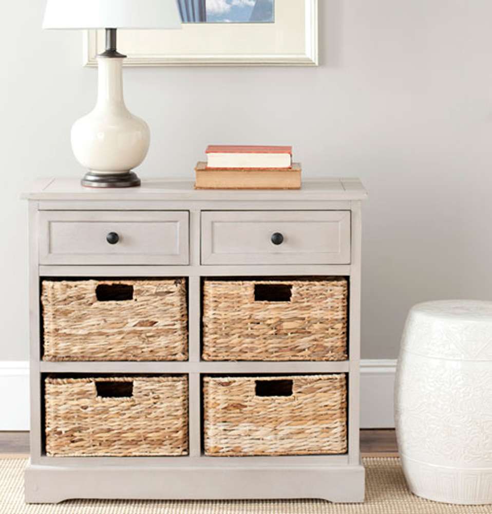 Safavieh - Herman Storage Unit - Vintage Grey - AMH5702A veiw 2