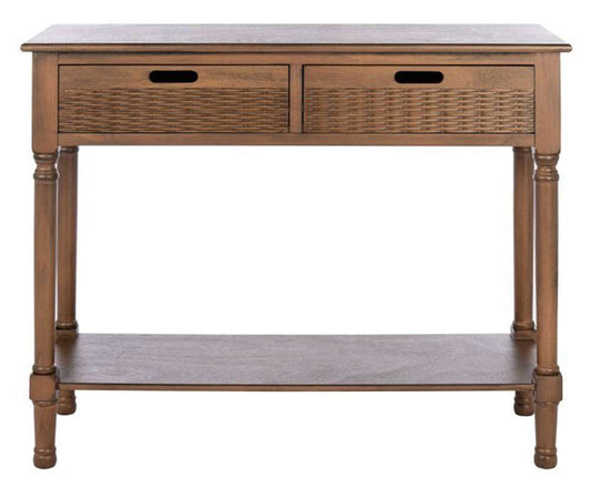 Safavieh - Landers 2Drw Console Table - Brown - CNS5710C veiw 1