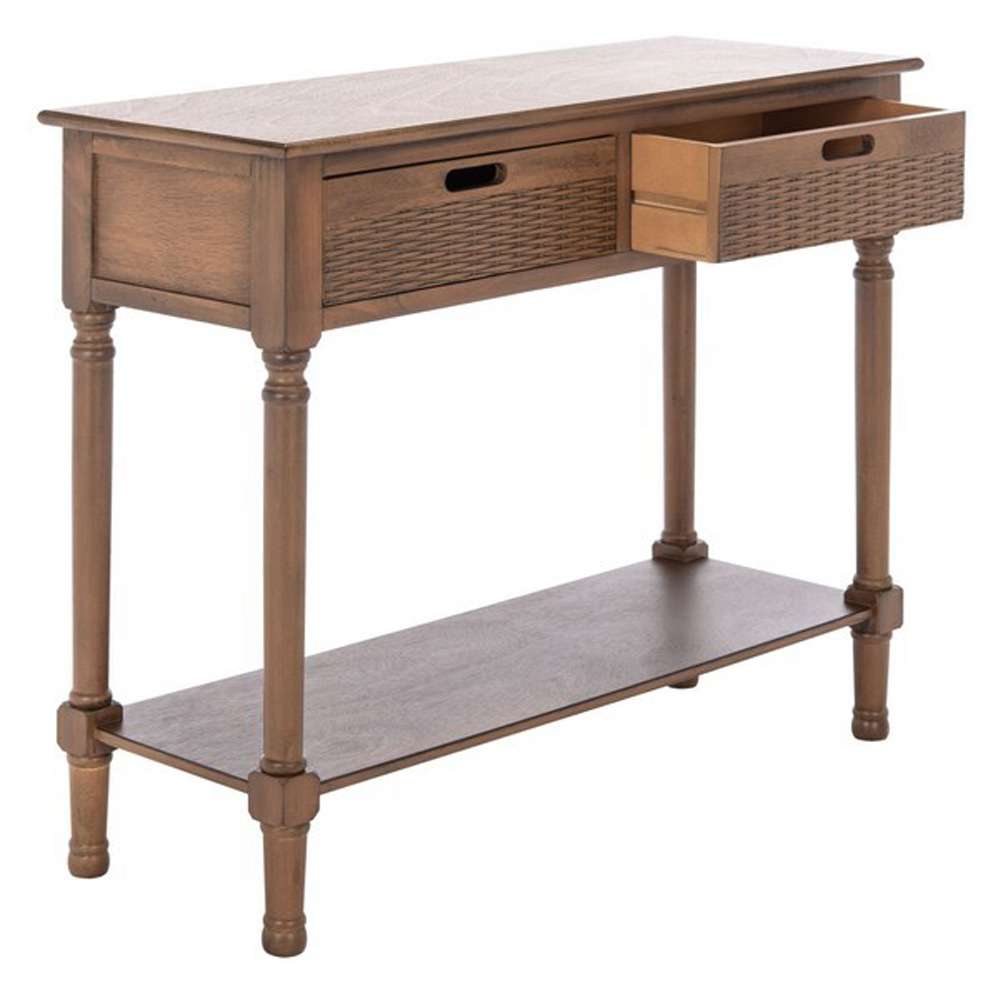 Safavieh - Landers 2Drw Console Table - Brown - CNS5710C veiw 3