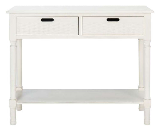 Safavieh - Landers 2Drw Console Table - Distressed White  - CNS5710A veiw 1
