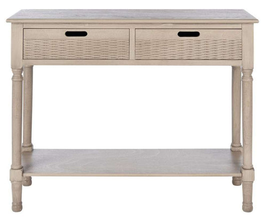 Safavieh - Landers 2Drw Console Table - Greige - CNS5710D veiw 1