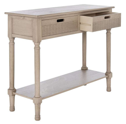 Safavieh - Landers 2Drw Console Table - Greige - CNS5710D veiw 3