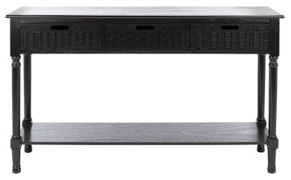 Safavieh - Landers 3Drw Console Table - Black - CNS5711B veiw 1