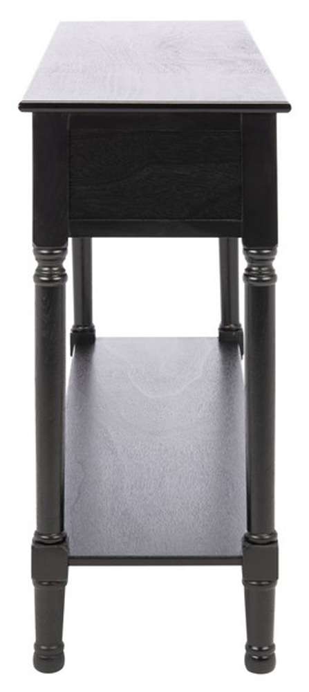 Safavieh - Landers 3Drw Console Table - Black - CNS5711B veiw 4