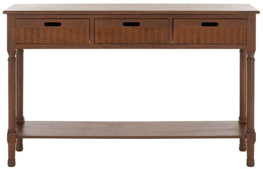 Safavieh - Landers 3Drw Console Table - Brown - CNS5711C veiw 1