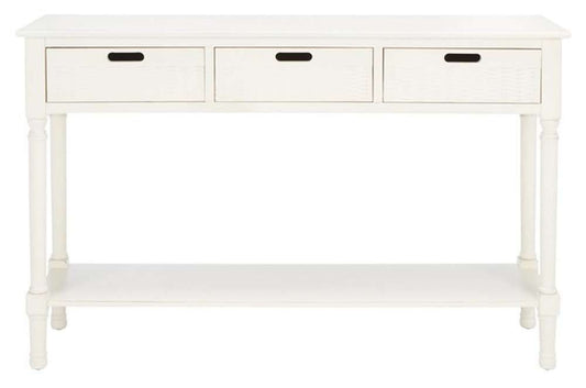 Safavieh - Landers 3Drw Console Table - Distressed White  - CNS5711A veiw 1