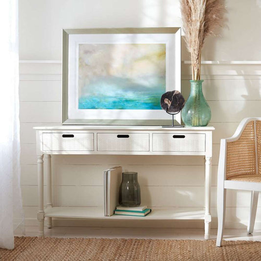 Safavieh - Landers 3Drw Console Table - Distressed White  - CNS5711A veiw 2