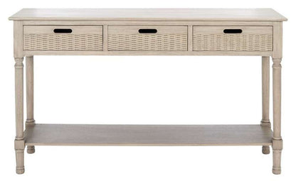 Safavieh - Landers 3Drw Console Table - Greige - CNS5711D veiw 1