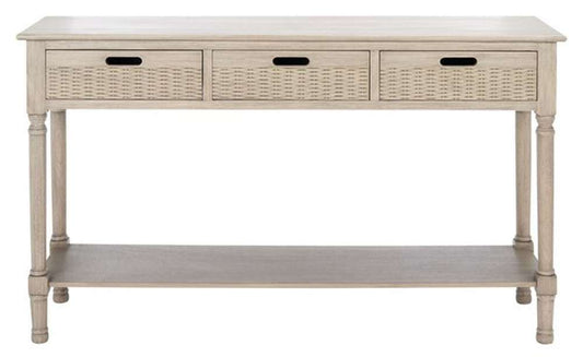 Safavieh - Landers 3Drw Console Table - Greige - CNS5711D veiw 1