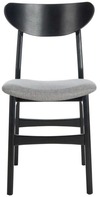 Safavieh - Lucca Retro Dining Chair - Black - Grey  (Set of 2) - DCH1001H-SET2 veiw 1