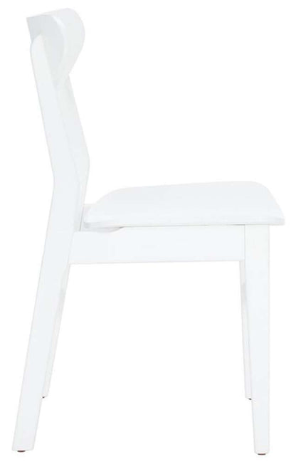 Safavieh - Lucca Retro Dining Chair - White  (Set of 2) - DCH1001K-SET2 veiw 4