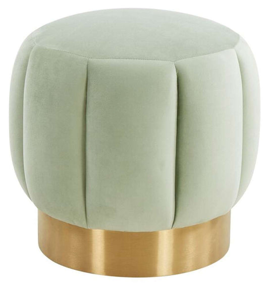 Safavieh - Maxine Channel Tufted Ottoman - Mint - SFV4707K veiw 1