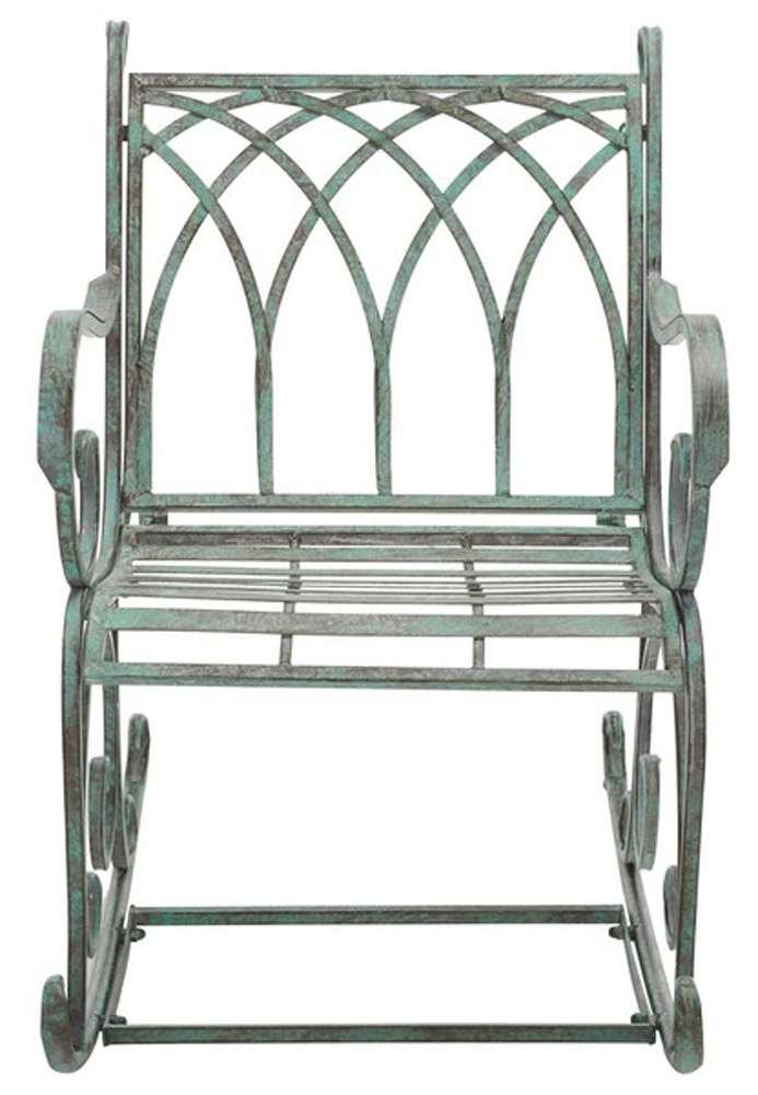 Safavieh - Medrano Rocking Chair - Antique Dark Green  - PAT5030D veiw 1