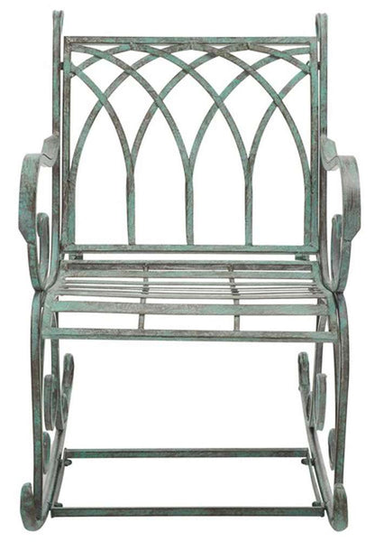 Safavieh - Medrano Rocking Chair - Antique Dark Green  - PAT5030D veiw 1