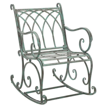 Safavieh - Medrano Rocking Chair - Antique Dark Green  - PAT5030D veiw 3