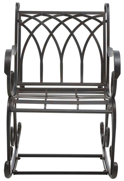 Safavieh - Medrano Rocking Chair - Black Rust  - PAT5030E veiw 1