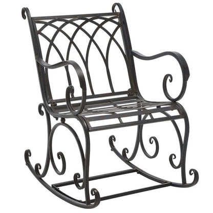 Safavieh - Medrano Rocking Chair - Black Rust  - PAT5030E veiw 3