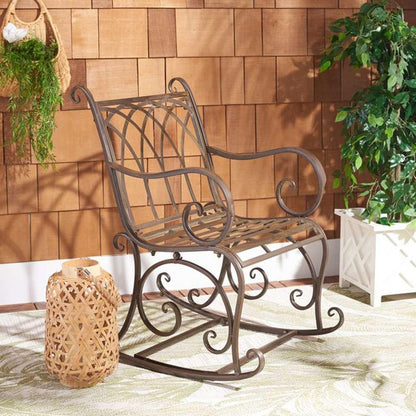 Safavieh - Medrano Rocking Chair - Rustic Brown - PAT5030B veiw 2