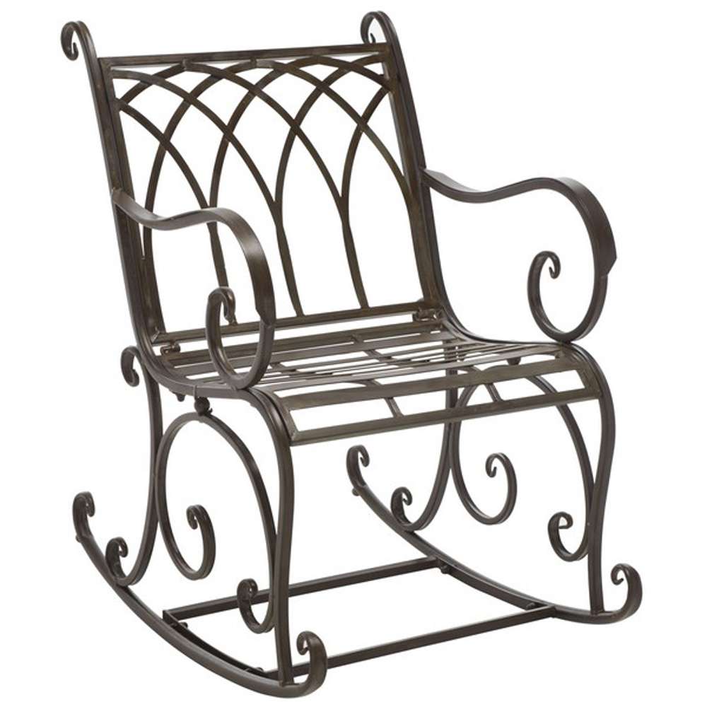 Safavieh - Medrano Rocking Chair - Rustic Brown - PAT5030B veiw 3