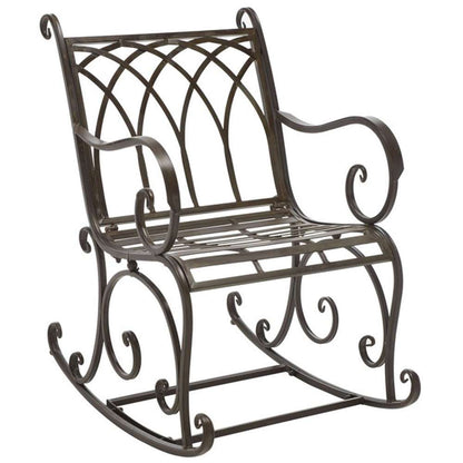 Safavieh - Medrano Rocking Chair - Rustic Brown - PAT5030B veiw 3