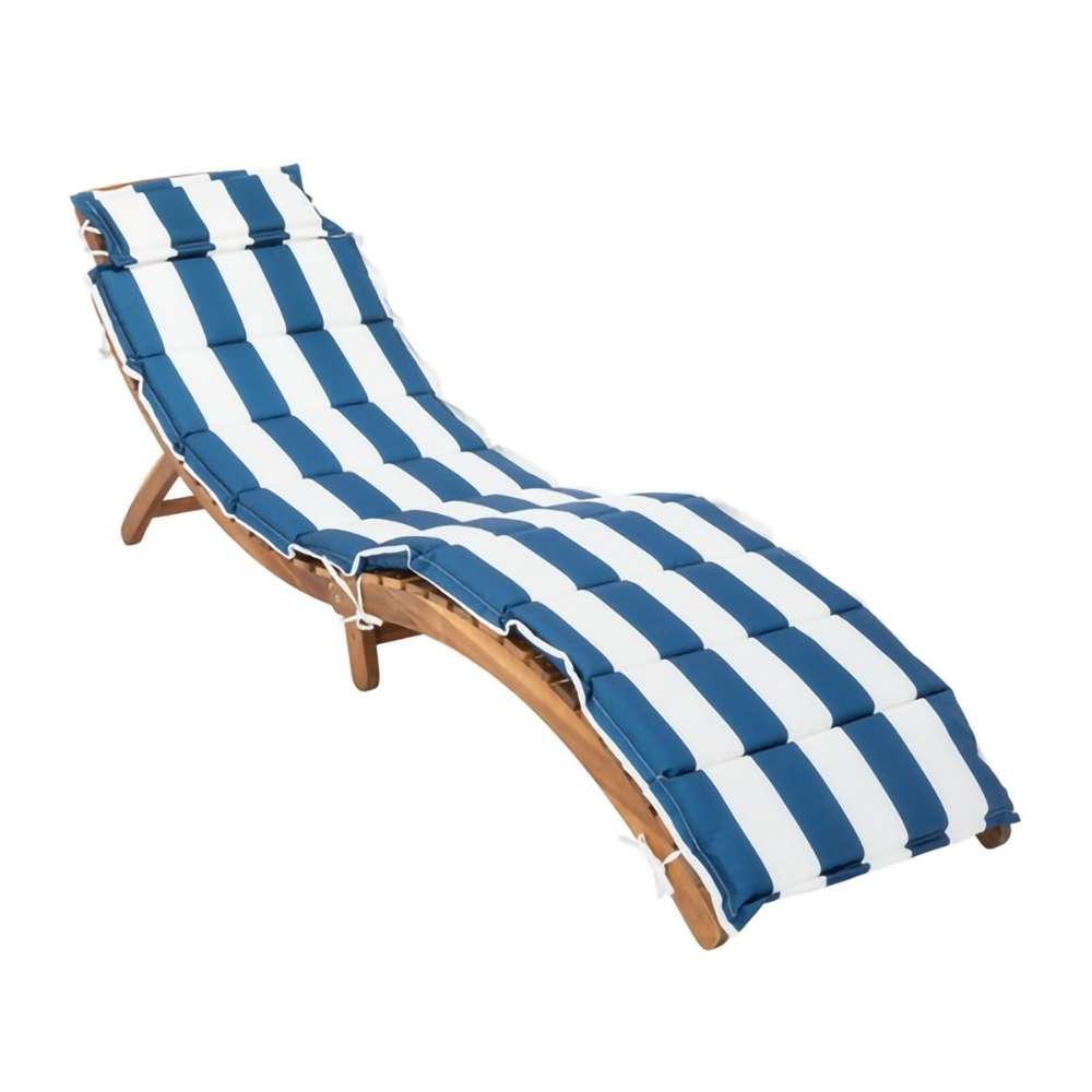 Safavieh - Pacifica 3 Piece Lounge Set - Natural - Navy Stripe - PAT7020F veiw 1