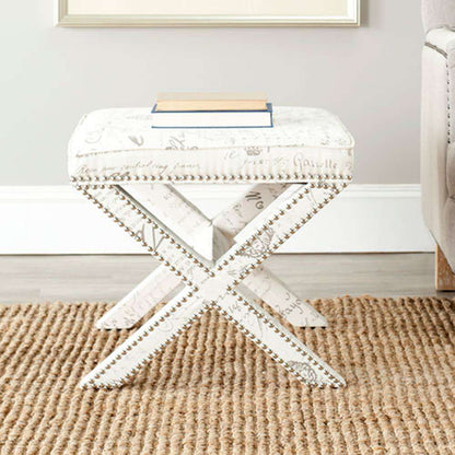 Safavieh - Palmer Ottoman - Multi - Beige - MCR4589J veiw 2