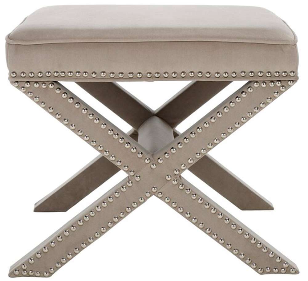Safavieh - Palmer Ottoman - Mushroom - MCR4589V veiw 1