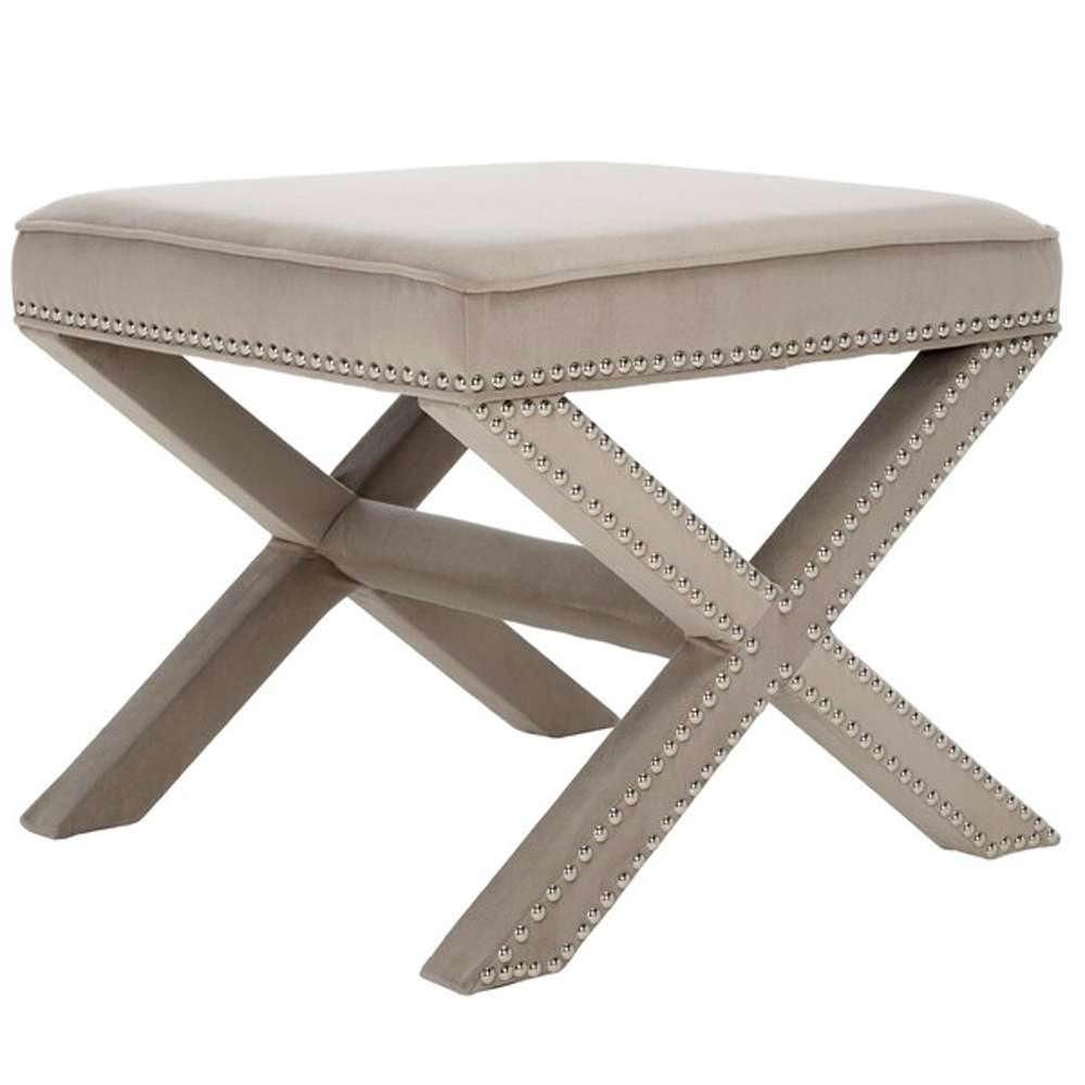 Safavieh - Palmer Ottoman - Mushroom - MCR4589V veiw 2