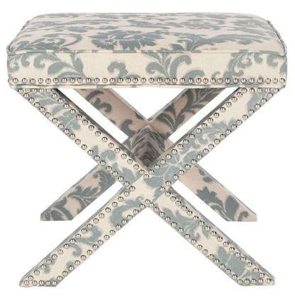 Safavieh - Palmer Ottoman - Slate - Beige - MCR4589L veiw 1