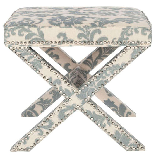 Safavieh - Palmer Ottoman - Slate - Beige - MCR4589L veiw 1