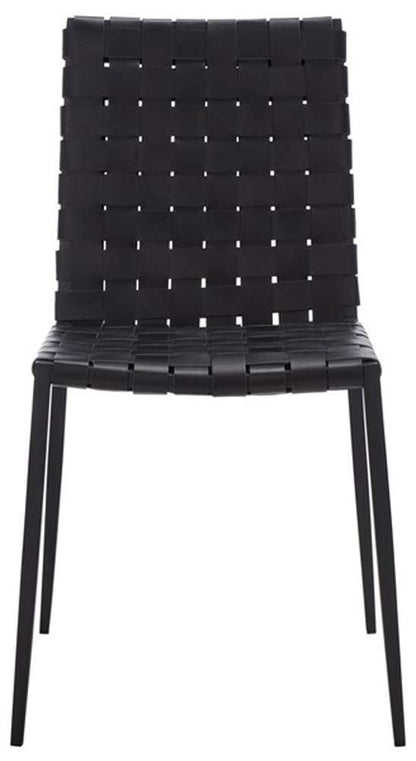 Safavieh - Rayne Woven Dining Chair - Black  (Set of 2) - DCH3006F-SET2 veiw 1