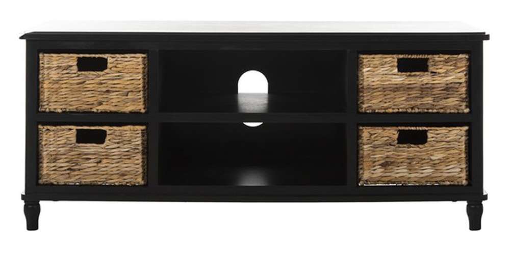 Safavieh - Rooney Tv Unit - Distressed Black  - AMH5745A veiw 1