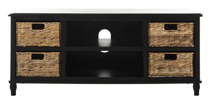 Safavieh - Rooney Tv Unit - Distressed Black  - AMH5745A veiw 1