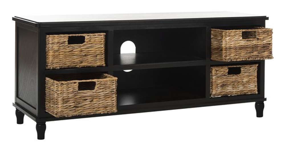 Safavieh - Rooney Tv Unit - Distressed Black  - AMH5745A veiw 3