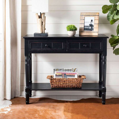 Safavieh - Samantha Console - Distressed Black  - AMH5710B veiw 2