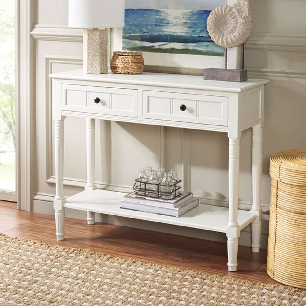 Safavieh - Samantha Console - Distressed Cream  - AMH5710C veiw 3