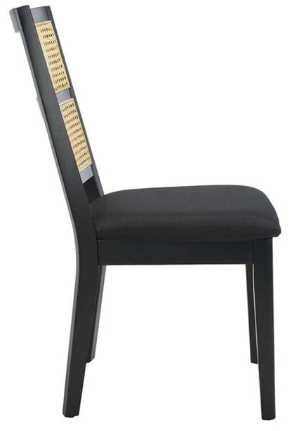 Safavieh - Toril Dining Chair - Black - Black  (Set of 2) - DCH1013A-SET2 veiw 4