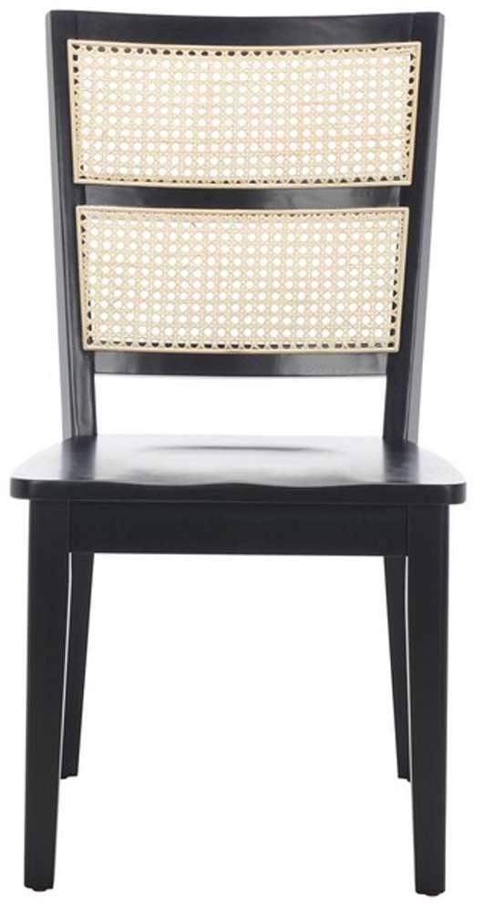 Safavieh - Toril Dining Chair - Black - Natural  (Set of 2) - DCH1013D-SET2 veiw 1