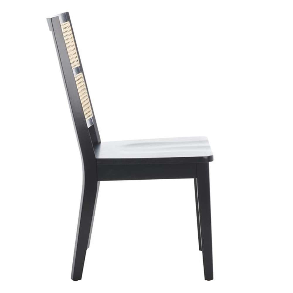 Safavieh - Toril Dining Chair - Black - Natural  (Set of 2) - DCH1013D-SET2 veiw 4
