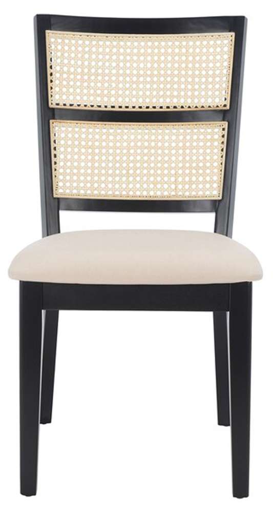 Safavieh - Toril Dining Chair - Black - White  (Set of 2) - DCH1013B-SET2 veiw 1