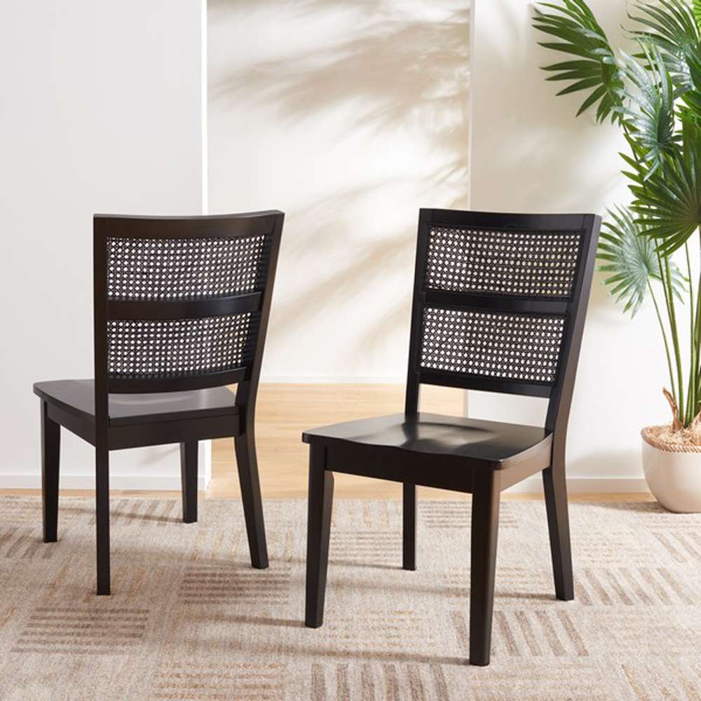 Safavieh - Toril Dining Chair - Black  (Set of 2) - DCH1013C-SET2 veiw 2