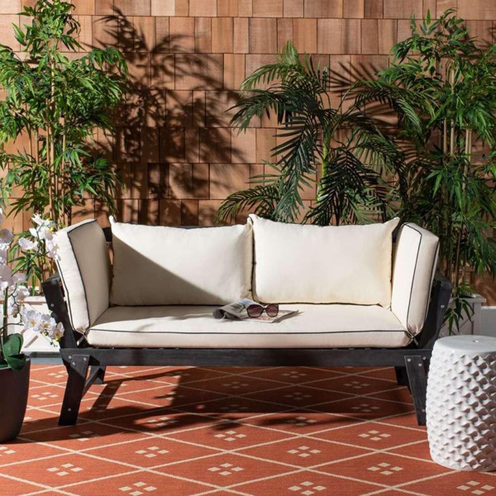 Safavieh - Tandra Daybed - Ash Grey - Beige - PAT6745C veiw 3