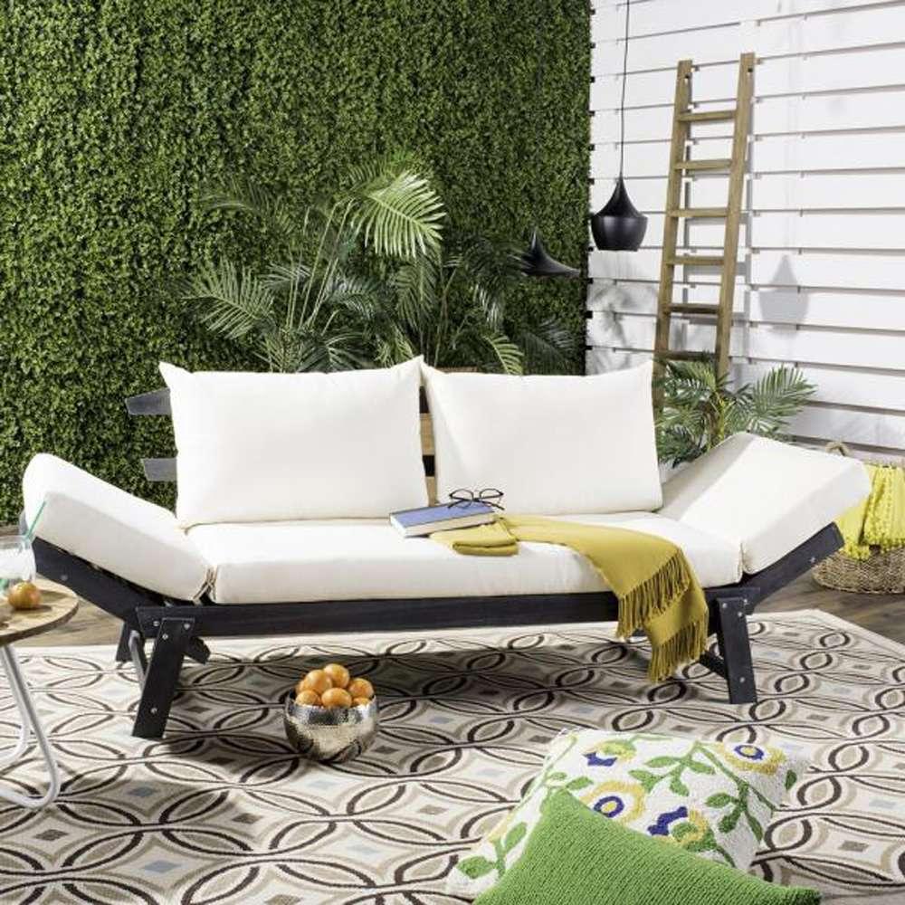 Safavieh - Tandra Daybed - Dark Slate Gray - Beige - PAT6745A veiw 4