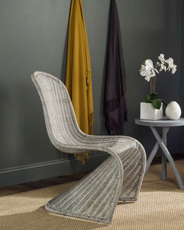 Safavieh - Tana Wicker Side Chair - Antique - Grey  (Set of 2) - SEA8009B-SET2 veiw 1