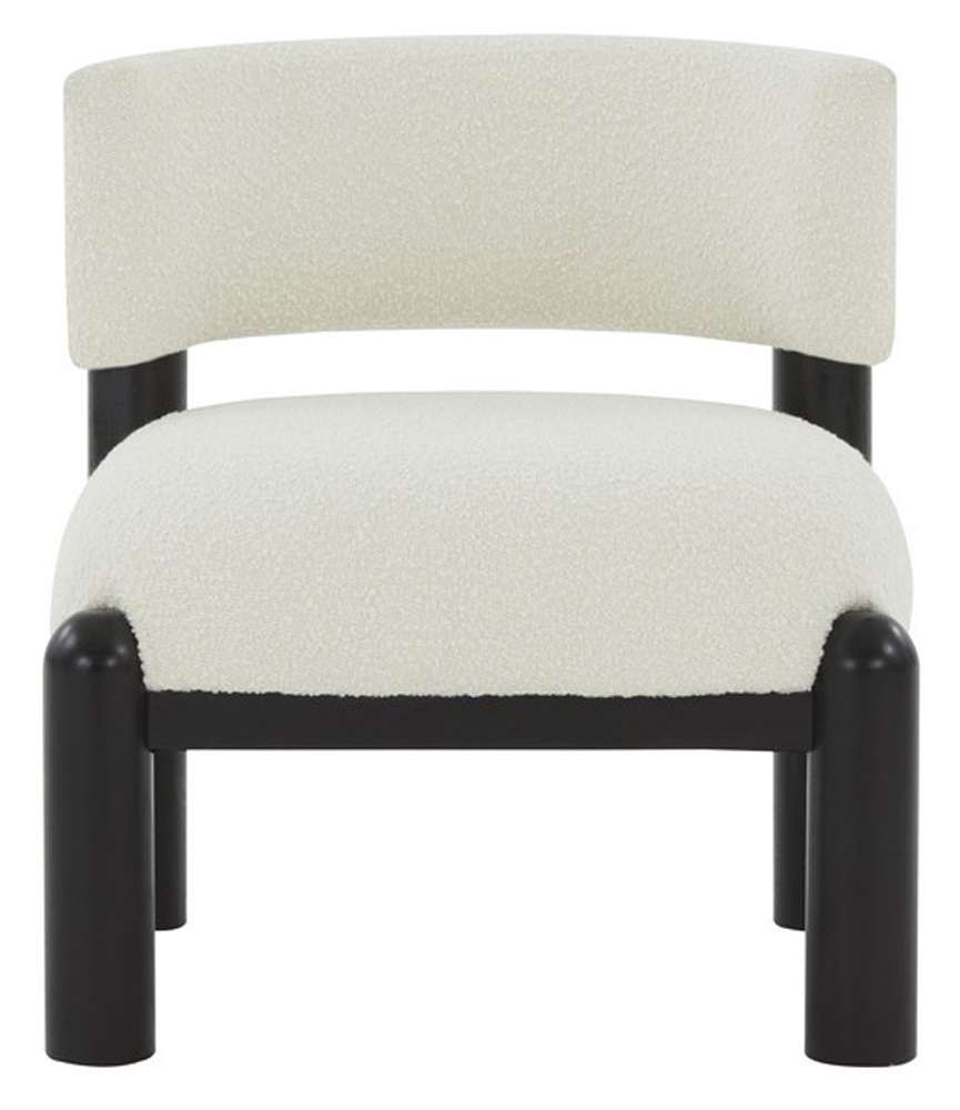 Safavieh - Rosabryna Accent Chair - Ivory - Black - SFV5074D veiw 1